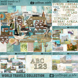 World Travels Pre-designed Pages