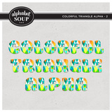 Colorful Triangle Alpha - 2
