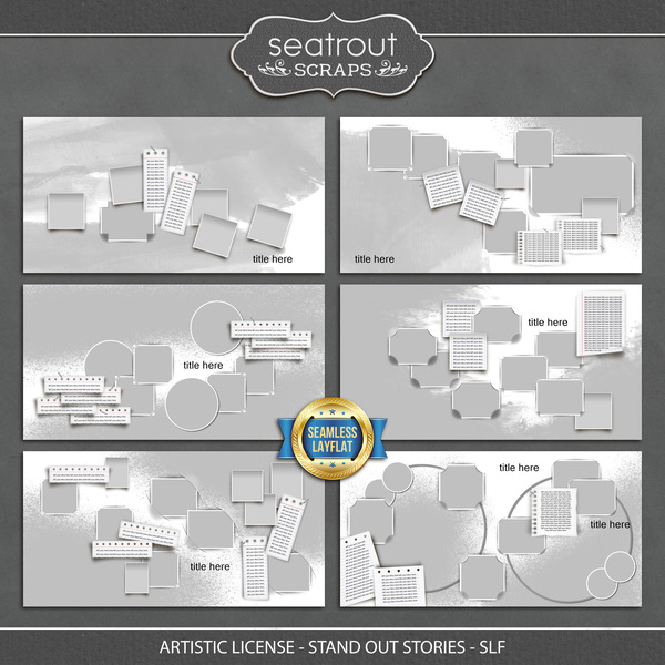 Artistic License Stand Out Stories - SLF Digital Art - Digital Scrapbooking Kits