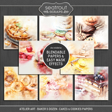 Atelier Art - Baker's Dozen - Cakes & Cookies Papers