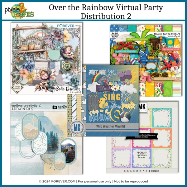 Over the Rainbow Distribution 2