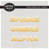 Spring Ombre Alpha - Orange