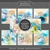 Atelier Art - Sea Dreams Watercolor Papers Set 3
