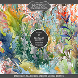 Atelier Art - Sea Dreams Seaweed & Coral Accents