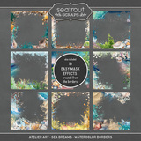 Atelier Art - Sea Dreams Watercolor Borders