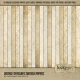 Vintage Treasures Damask Papers