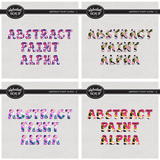 Abstract Paint Alpha Bundle