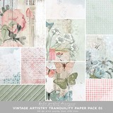 Vintage Artistry Tranquility Paper Pack 01