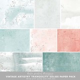 Vintage Artistry Tranquility Solids Paper Pack