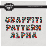 Graffiti Pattern Alpha - 3