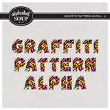 Graffiti Pattern Alpha - 4