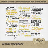 Gold Medal Games Word Art