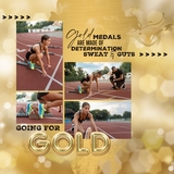 Gold Medal Games Word Art