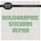 Holographic Stickers Alpha - 3