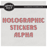 Holographic Stickers Alpha - 4