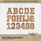 Circus Carnival Lighted Alpha Set