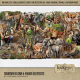 Savanna Flora & Fauna Mega Bundle