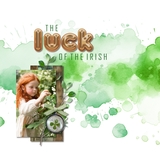 Edge to Edge Watercolor Green