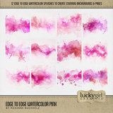 Edge to Edge Watercolor Pink