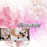 Edge to Edge Watercolor Pink