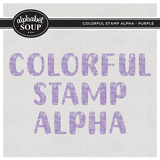 Colorful Stamp Alpha - Purple