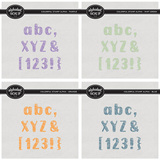Colorful Stamp Alpha Bundle