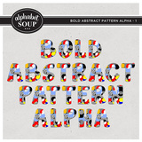 Bold Abstract Pattern Alpha - 1