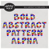 Bold Abstract Pattern Alpha - 2