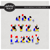 Bold Abstract Pattern Alpha - 4