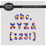 Bold Abstract Pattern Alpha - 2