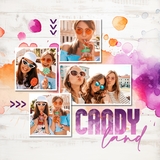 Edge to Edge Watercolor Sunrise Sunset