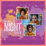 Edge to Edge Watercolor Sunrise Sunset