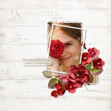 Flower Garden in Red