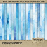 Iceland Watercolor Papers