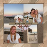 Watercolored Brown & Cream