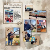 Watercolored Brown & Cream