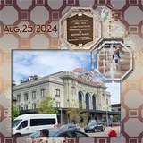 Watercolored Brown & Cream