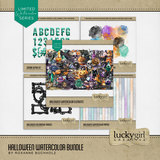 Halloween Watercolor Bundle