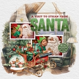 Christmas Village Watercolor Bundle