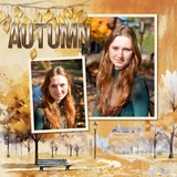 Autumn Watercolor Elements