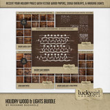 Holiday Wood & Lights Bundle