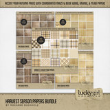 Harvest Season Papers Bundle