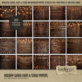 Holiday Wood & Lights Bundle