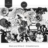 Black and White 2 - Embellishments