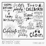 Ludic Stamped Word Art