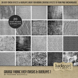 Grunge Easy Masks & Overlays Bundle 1