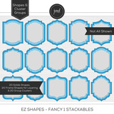 EZ Shapes & Edges - Fancy Bundle 1