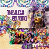 Mardi Gras Watercolor Bundle