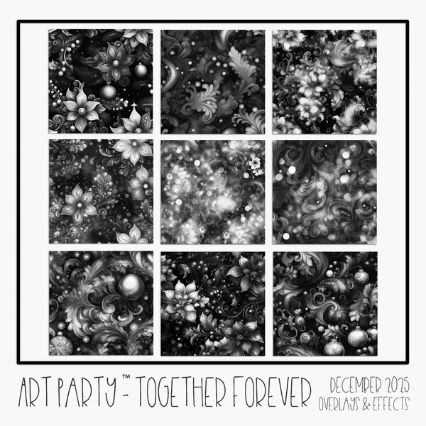 Together FOREVER - December 2025 - Overlays & Effects Digital Art - Digital Scrapbooking Kits