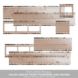 Color Swatch Toast Filmstrips and Frames